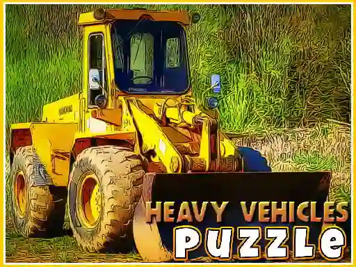 Peli Heavy Vehicles Puzzle verkossa