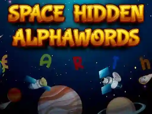 Peli Space Hidden AlphaWords verkossa