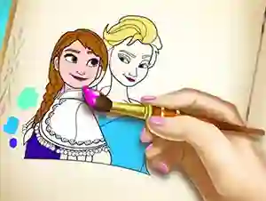 Peli Ice Kingdom Coloring Book verkossa