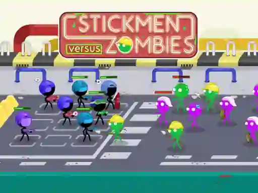 Peli Stickmen Versus Zombies verkossa