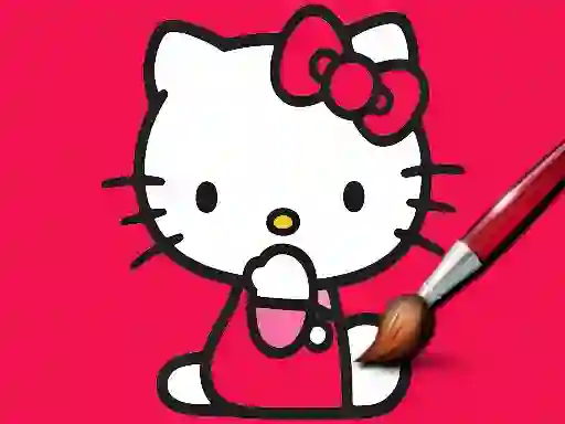 Peli Easy Coloring Kitty verkossa