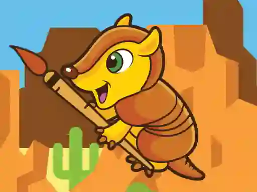 Peli Happy Armadillo Coloring verkossa