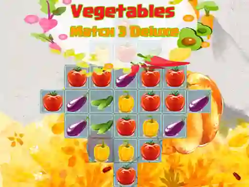 Peli Vegetables Match 3 Deluxe verkossa