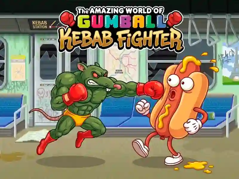 Peli The Amazing World of Gumball Kebab Fighter verkossa