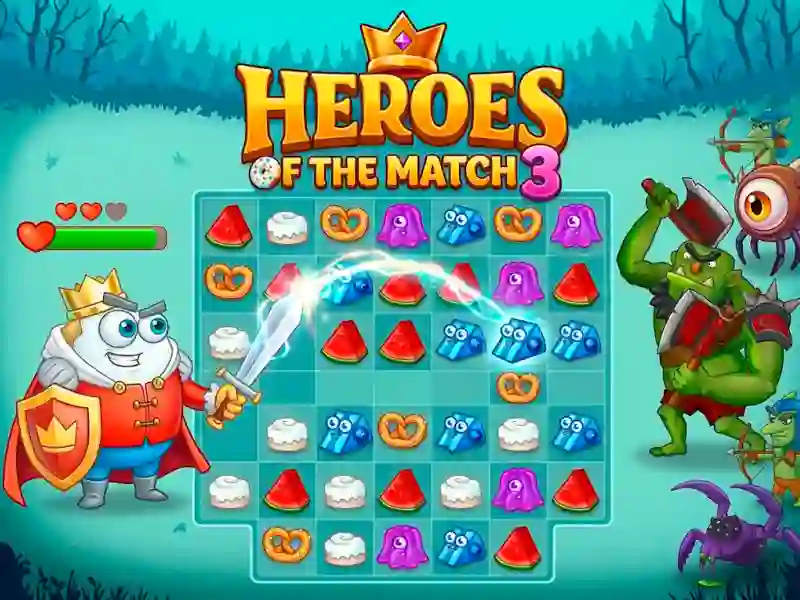 Peli Heroes of the match 3 verkossa