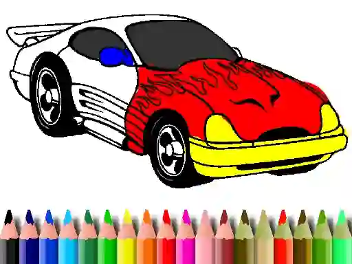 Peli Back To School: Muscle Car Coloring verkossa