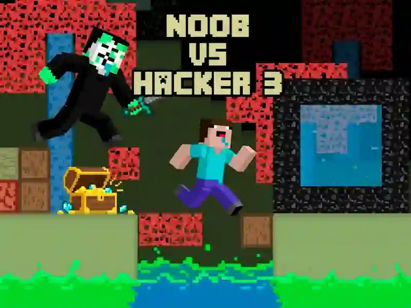 Peli Noob vs Hacker verkossa