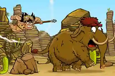 Peli Caveman Hunt verkossa