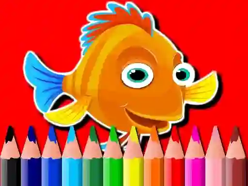 Peli Back To School: Fish Coloring Book verkossa