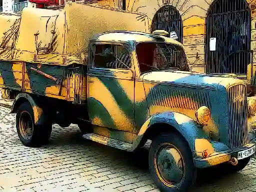 Peli Army Trucks Jigsaw verkossa