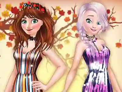 Peli Princesses BFFs Fall Party verkossa