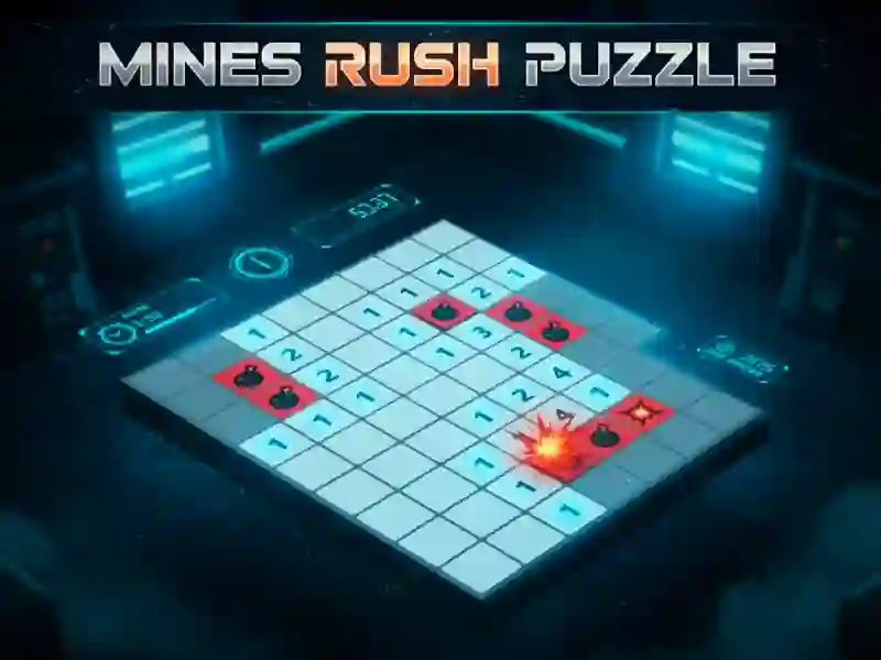 Peli Mines Rush Puzzle verkossa