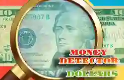 Peli Money Detector: Dollars verkossa