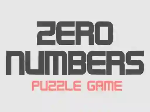 Peli Zero Numbers Puzzle Game verkossa