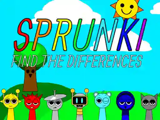 Peli Sprunki Find The Differences verkossa