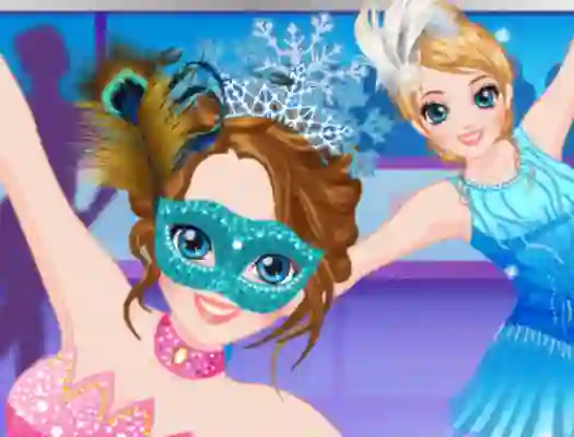 Peli Ice Skater Princess Dressup verkossa