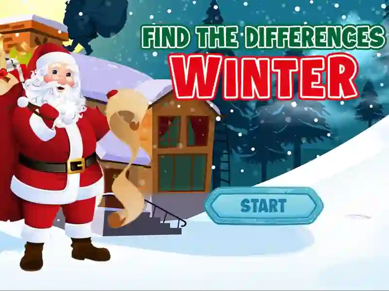 Peli Find The Differences Winter verkossa