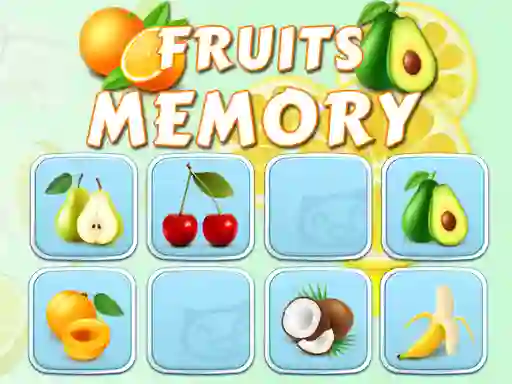Peli Fruits Memory verkossa