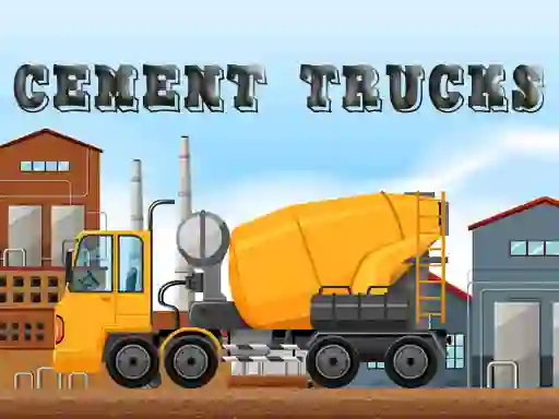 Peli Cement Trucks Hidden Objects verkossa