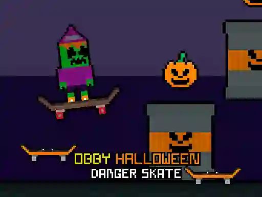 Peli Obby Halloween Danger Skate verkossa