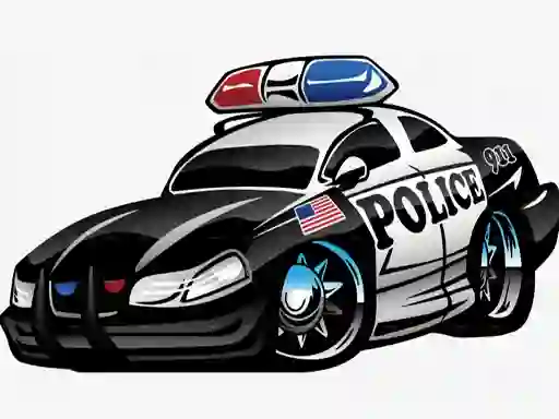 Peli Police Cars Memory verkossa