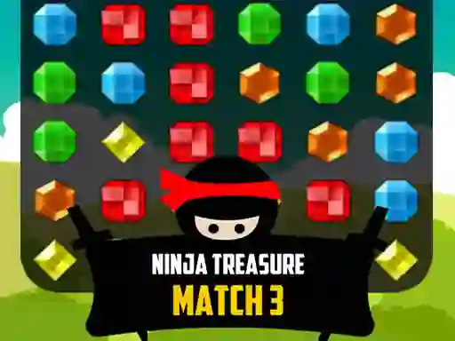 Peli Ninja Treasure Match 3 verkossa