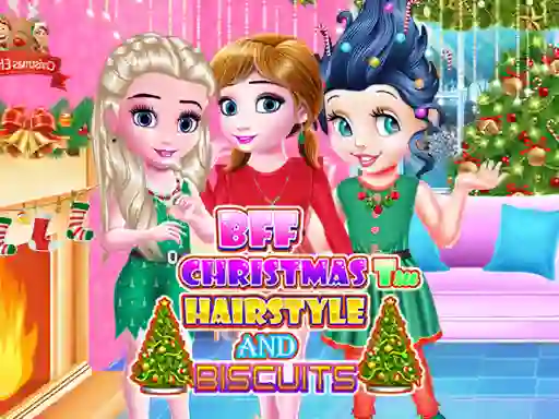 Peli BFF Christmas Tree Hairstyle and Biscuits verkossa