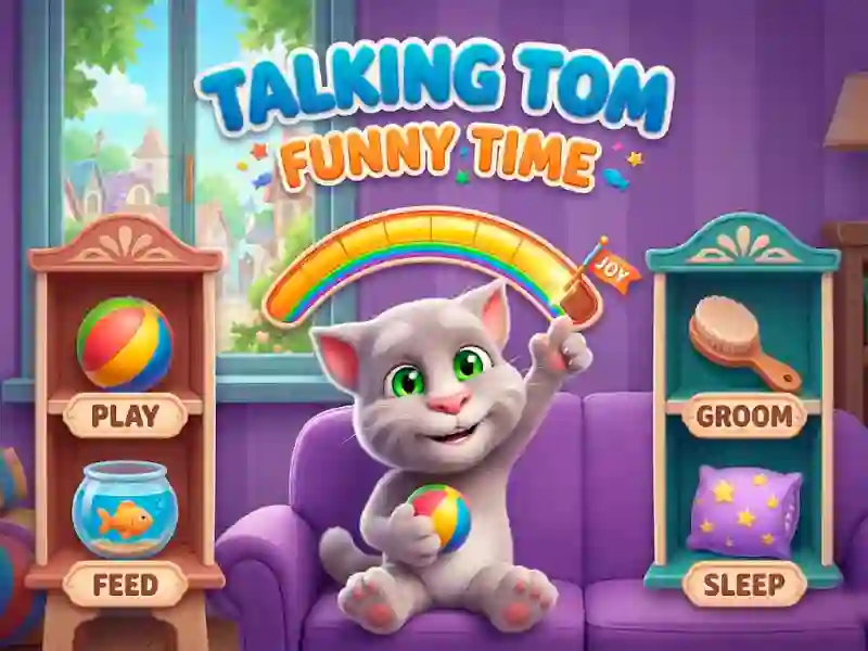 Peli Talking Tom Funny Time verkossa
