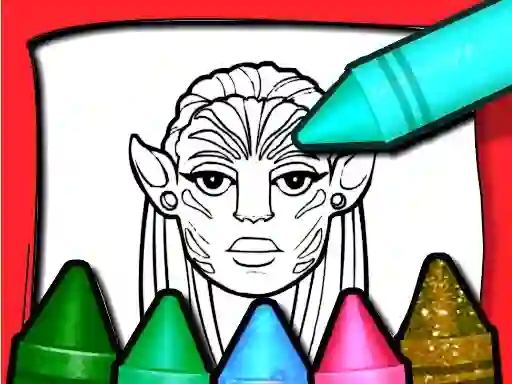 Peli Avatar Coloring Book verkossa