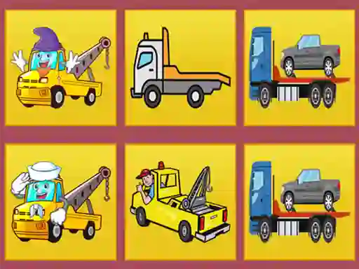 Peli Tow Trucks Memory verkossa