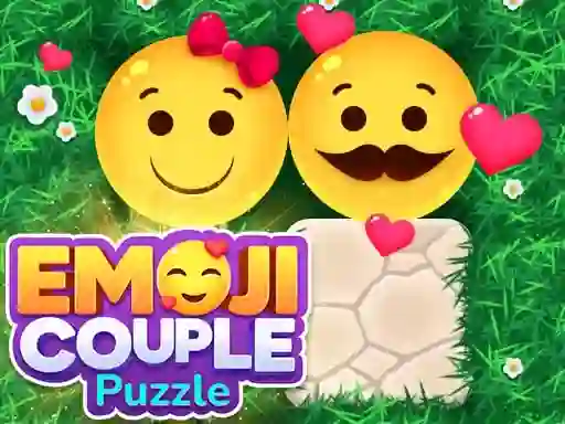Peli Emoji Couple Puzzle verkossa