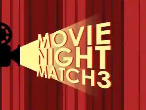 Peli Movie Night Match 3 verkossa