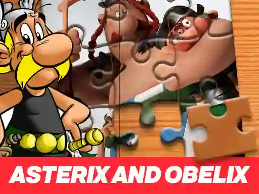 Peli Asterix and Obelix Jigsaw Puzzle verkossa