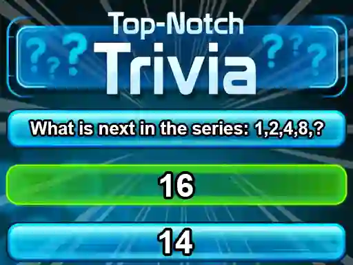 Peli Top Notch Trivia verkossa