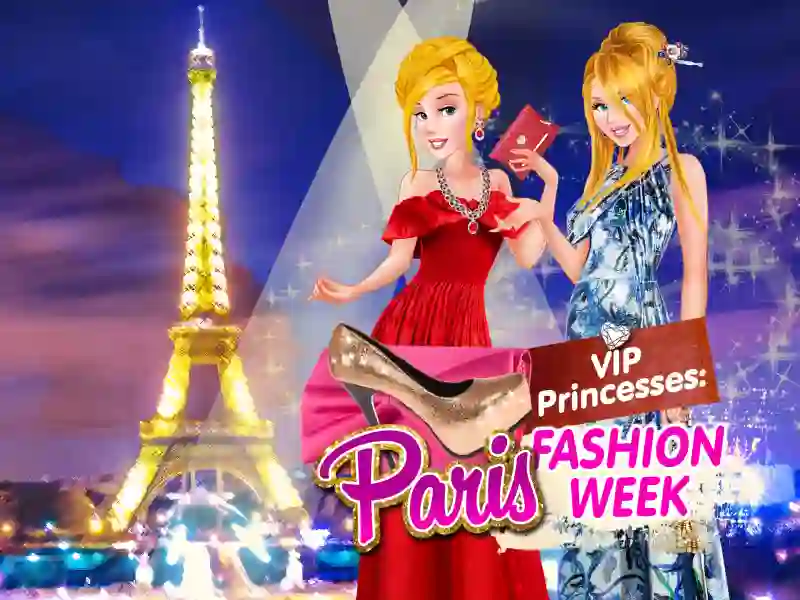 Peli VIP Princesses: Paris Fashion Week verkossa