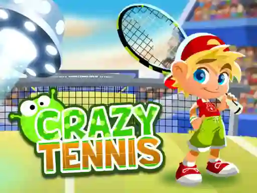 Peli Crazy tennis verkossa