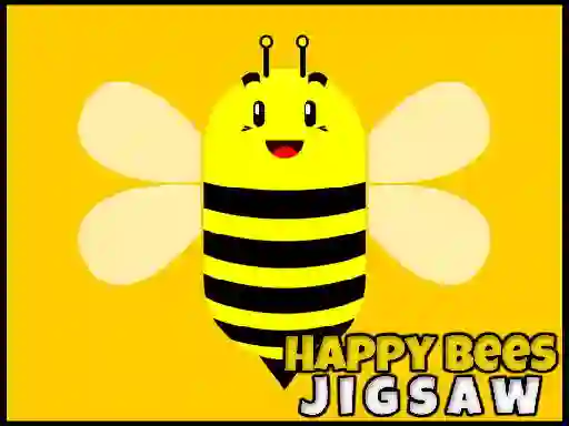 Peli Happy Bees Jigsaw verkossa