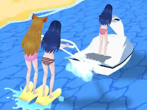 Peli Girl Surfer 3D verkossa