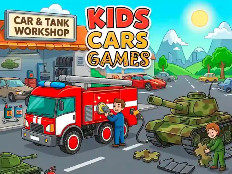 Peli Kids Cars Games verkossa