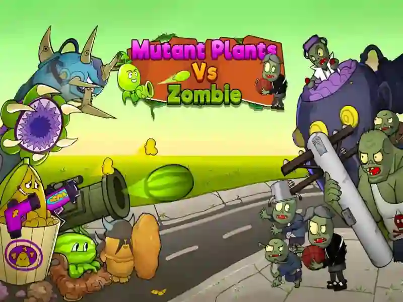 Peli Mutant Plants Vs Zombie verkossa