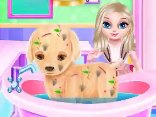 Peli Baby Elsa Puppy Surgery verkossa
