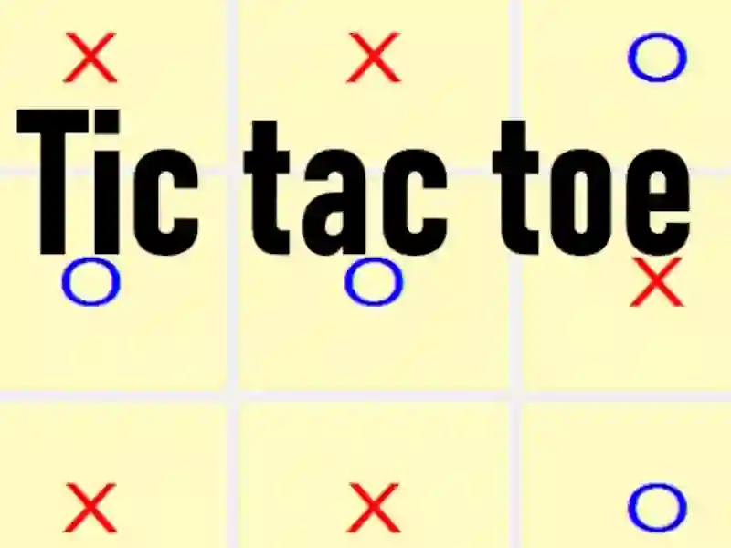 Peli Tic tac toe verkossa