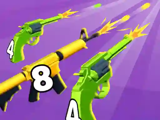 Peli Merge 2048 Gun Rush verkossa