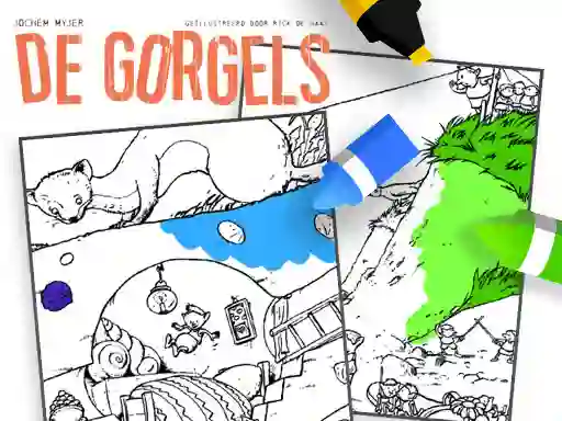 Peli Coloring Gorgels verkossa