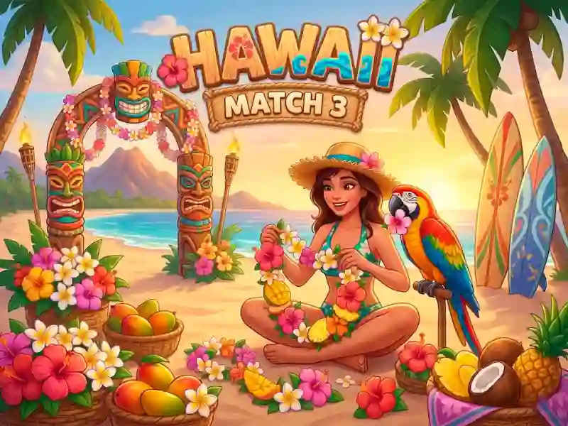 Peli Hawaii Match 3 verkossa