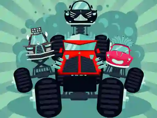 Peli Crazy Monster Trucks Memory verkossa