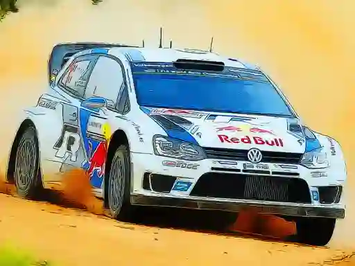 Peli Rally Car Driving Jigsaw verkossa