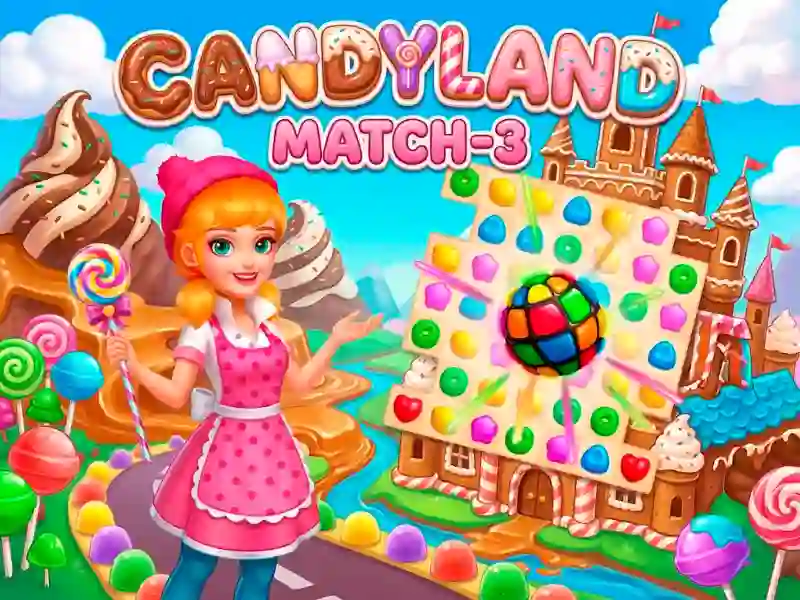 Peli Candyland: Match-3 verkossa