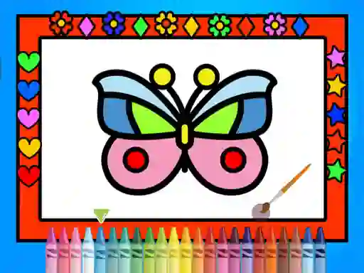 Peli Color and Decorate Butterflies verkossa