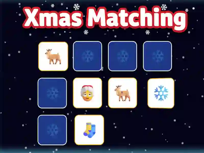Peli Xmas Matching verkossa